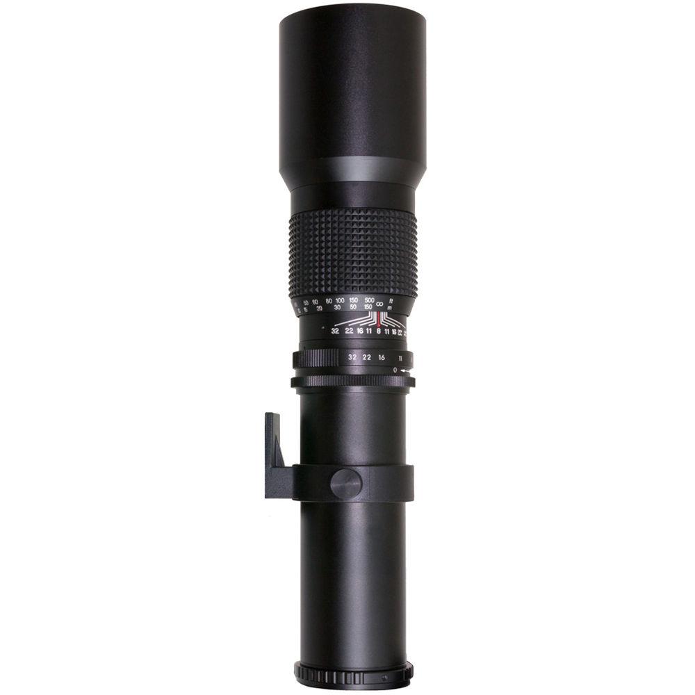 Opteka 500mm f 8 Preset Telephoto Lens for T Mount