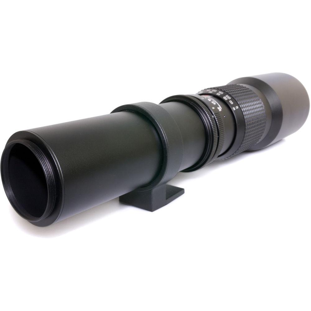 Opteka 500mm f 8 Preset Telephoto Lens for T Mount