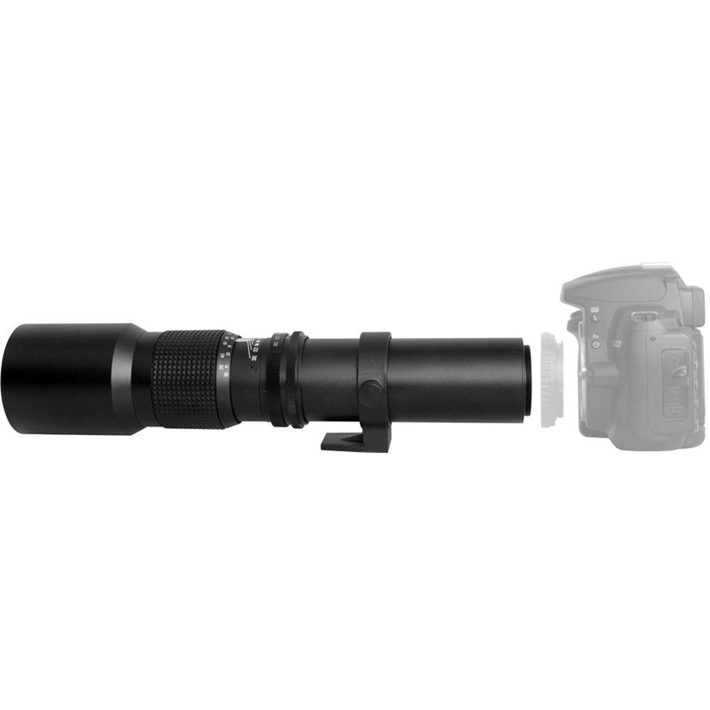 Opteka 500mm f 8 Preset Telephoto Lens for T Mount