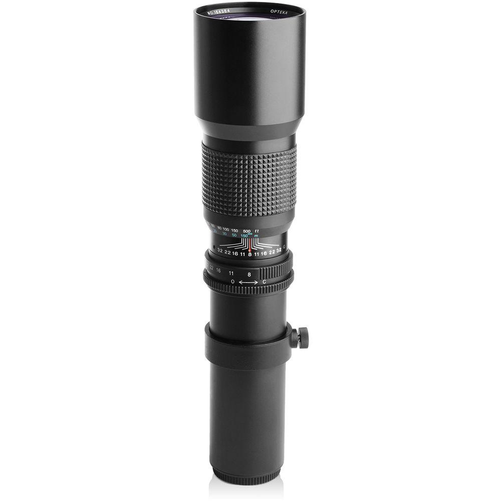 Opteka 500mm f 8 Preset Telephoto Lens for T Mount