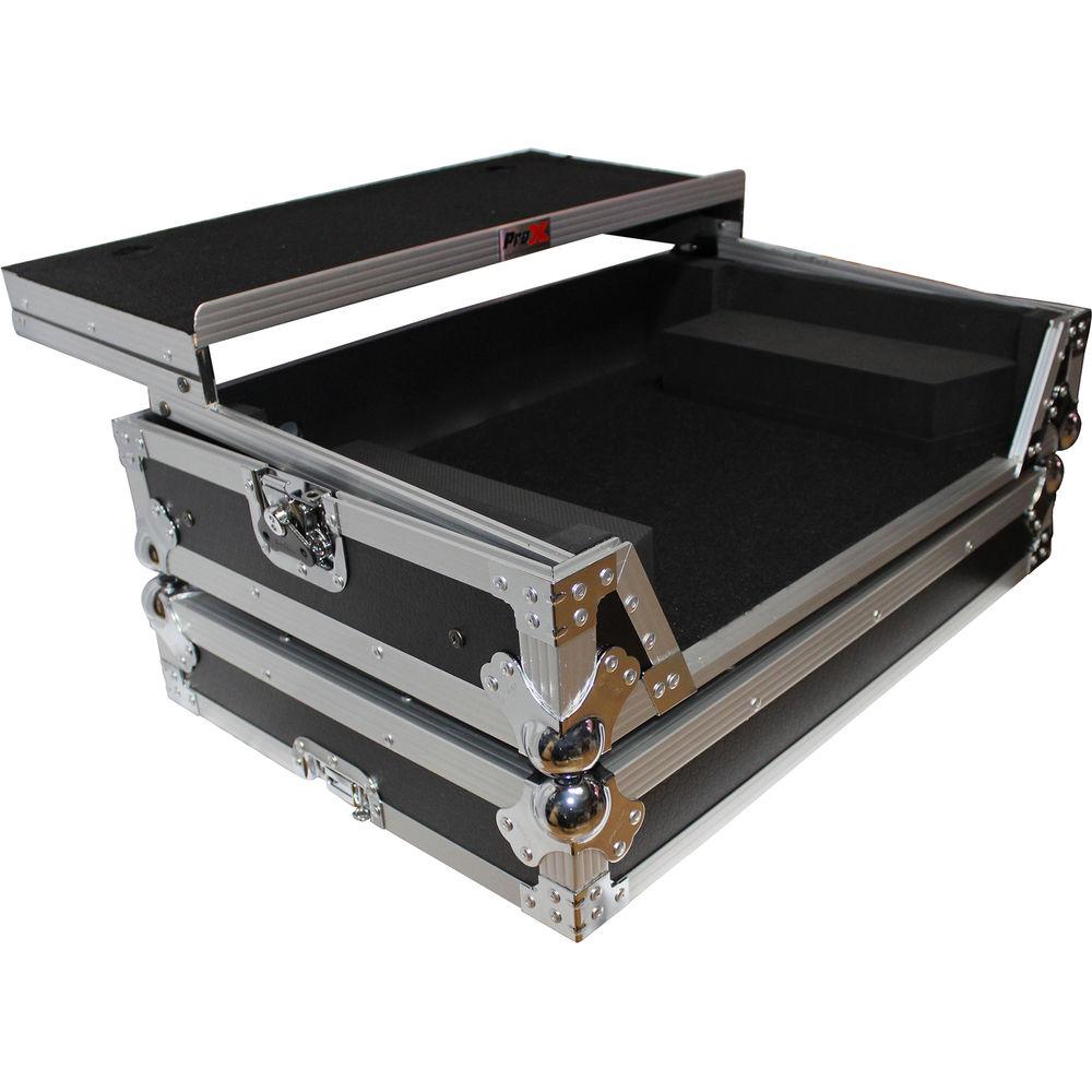 ProX XS-NS6IILT Flight Case with Sliding Laptop Shelf for Numark NS6II DJ Controller