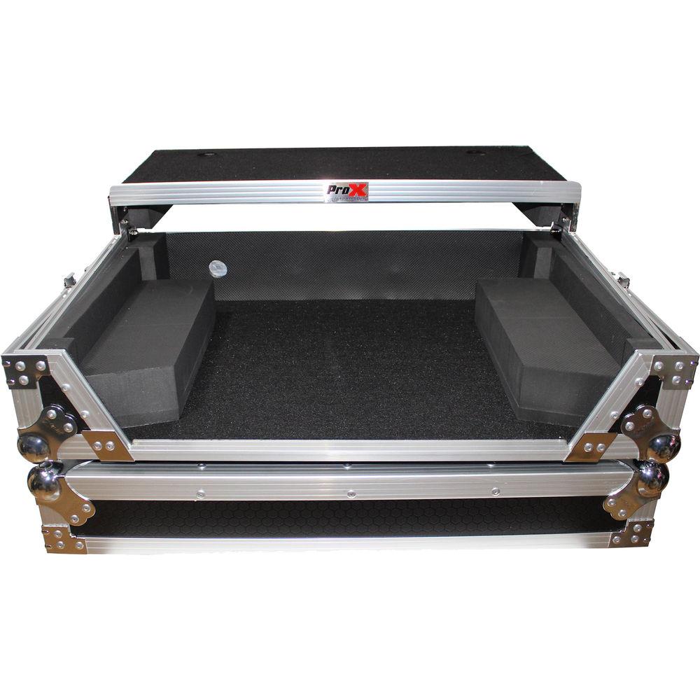 ProX XS-NS6IILT Flight Case with Sliding Laptop Shelf for Numark NS6II DJ Controller