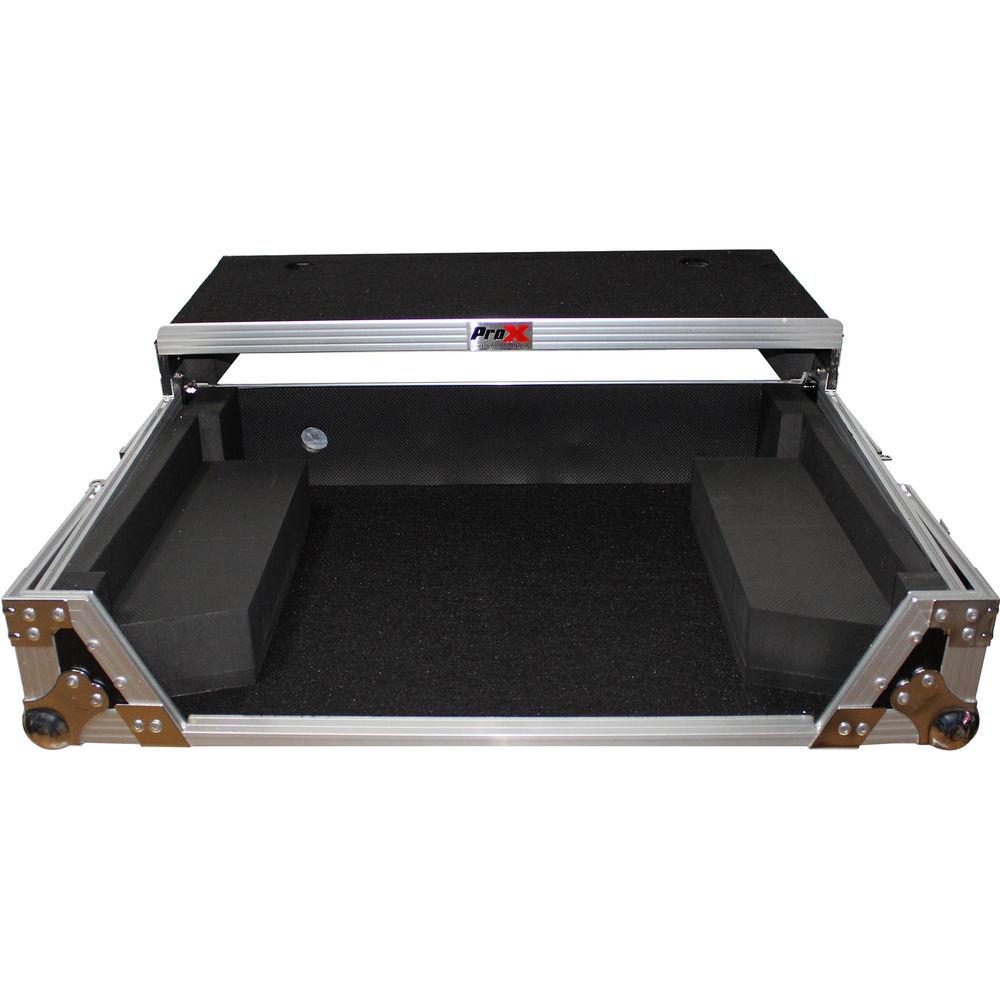 ProX XS-NS6IILT Flight Case with Sliding Laptop Shelf for Numark NS6II DJ Controller
