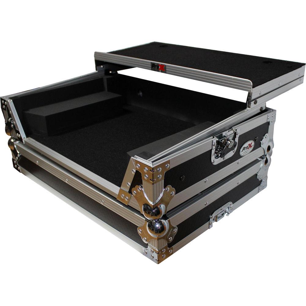ProX XS-NS6IILT Flight Case with Sliding Laptop Shelf for Numark NS6II DJ Controller