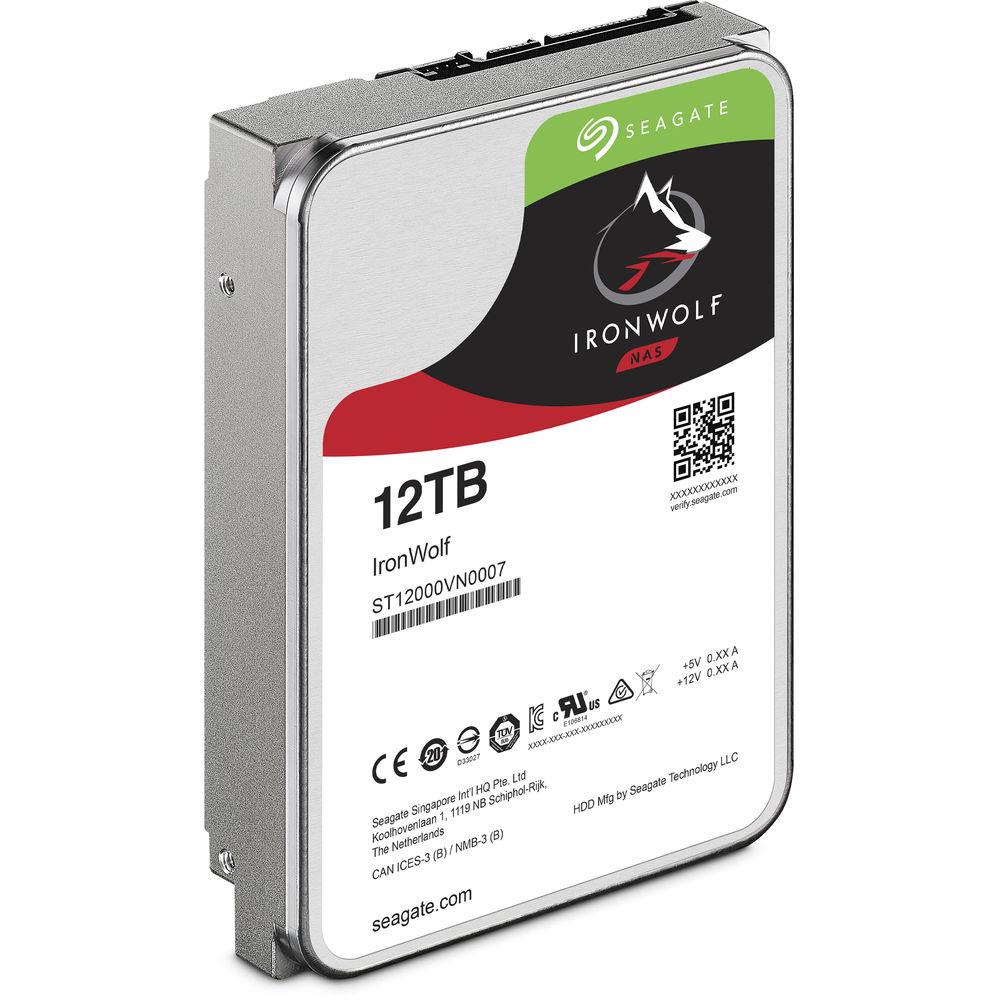 Seagate 12TB IronWolf 7200 rpm SATA III 3.5" Internal NAS HDD