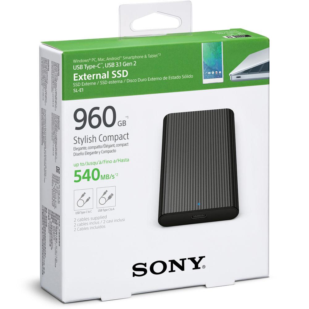 Sony 960GB USB 3.1 Gen 2 External SSD
