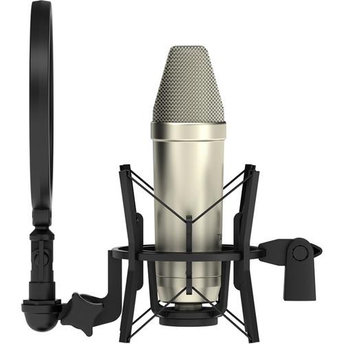 Tannoy TM1 Recording Package with Large-Diaphragm Condenser, Shockmount, Pop Filter, and Cable