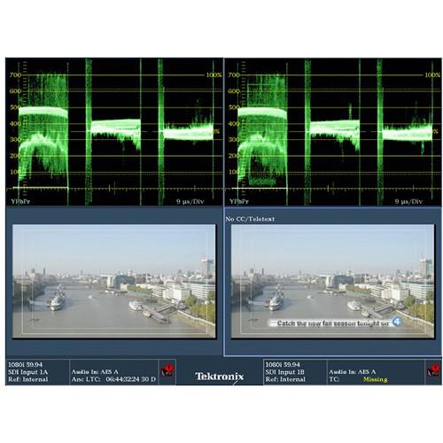 Tektronix Multi-Format Waveform Monitor with Integrated Display