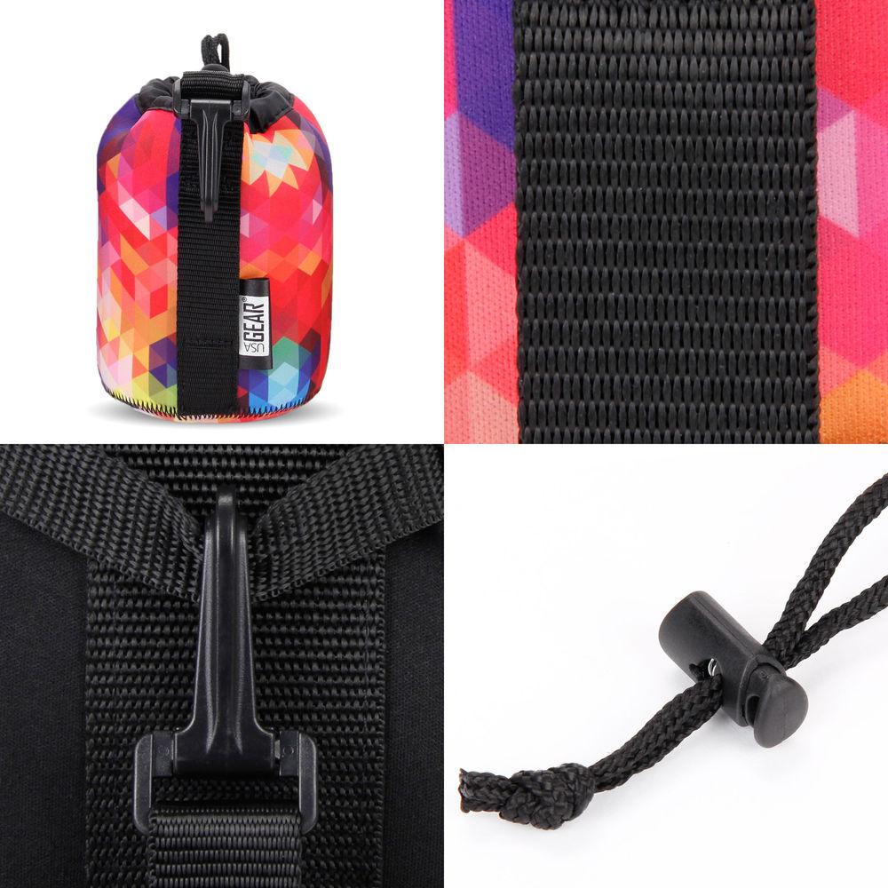 USA GEAR FlexARMOR FlexSLEEVE Lens Pouch Case Set