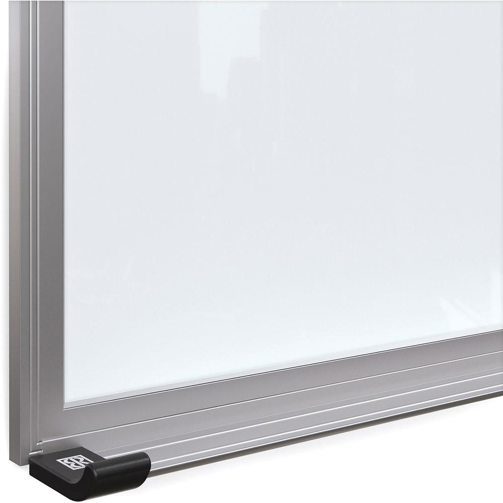 Balt Framed Magnetic Glass Dry Erase Whiteboard