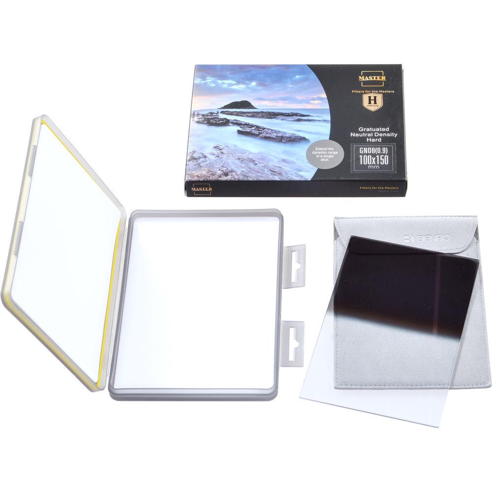 Benro 100 x 150mm MasterH Series Hard-Edge Graduated Neutral Density 0.9 Filter