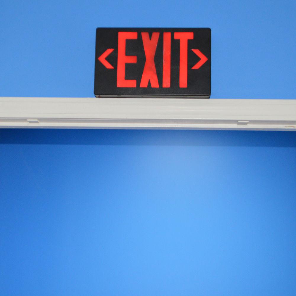 Bush Baby Hardwired Exit Sign with Covert 1080p Wi-Fi Camera