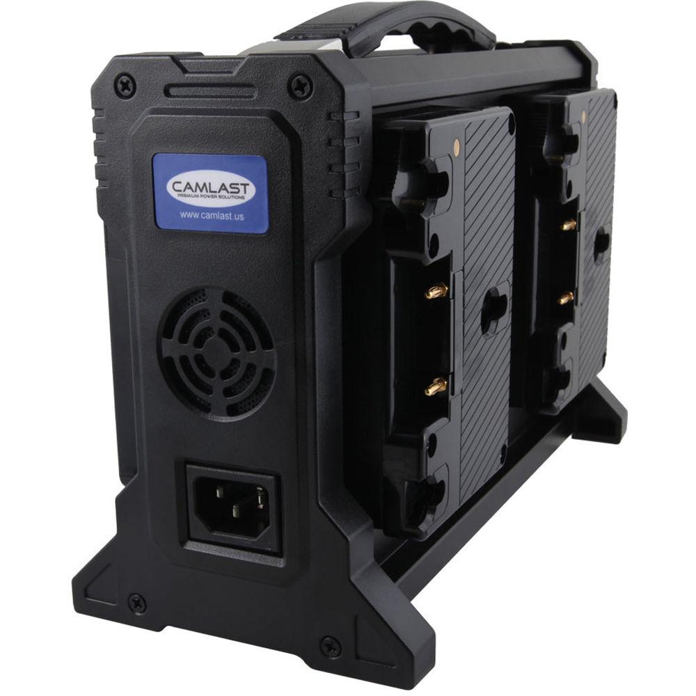 CAMLAST Charger for Four Gold Mount Batteries