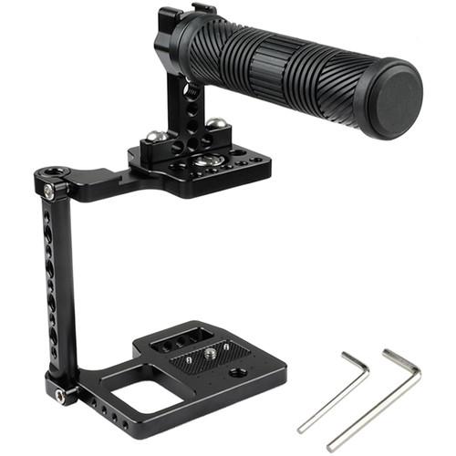 CAMVATE Cage Kit with Rubber Top Handle for Blackmagic Pocket Cinema Camera 4K