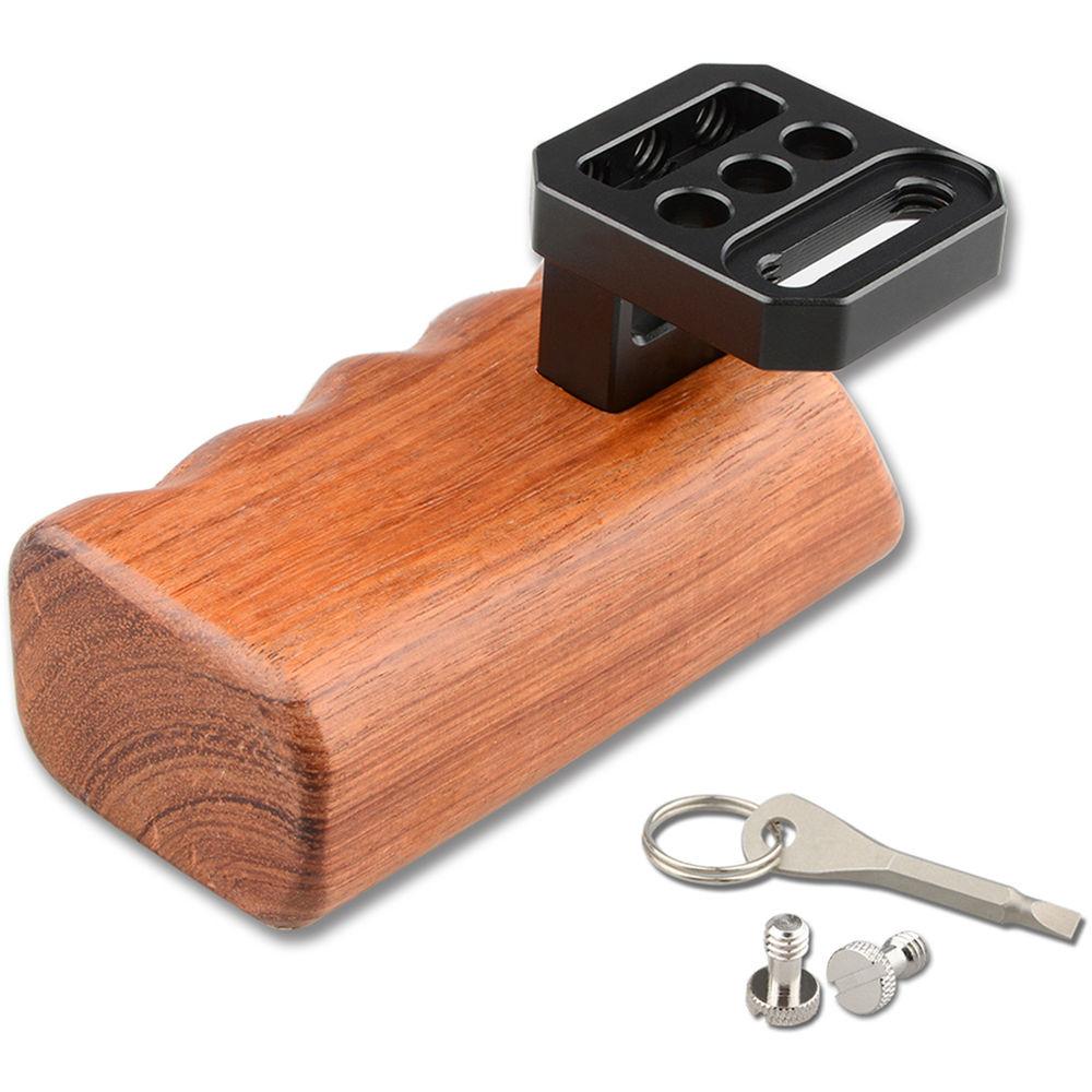 CAMVATE Right Hand Wood Handle Grip for Panasonic GH Series Cages
