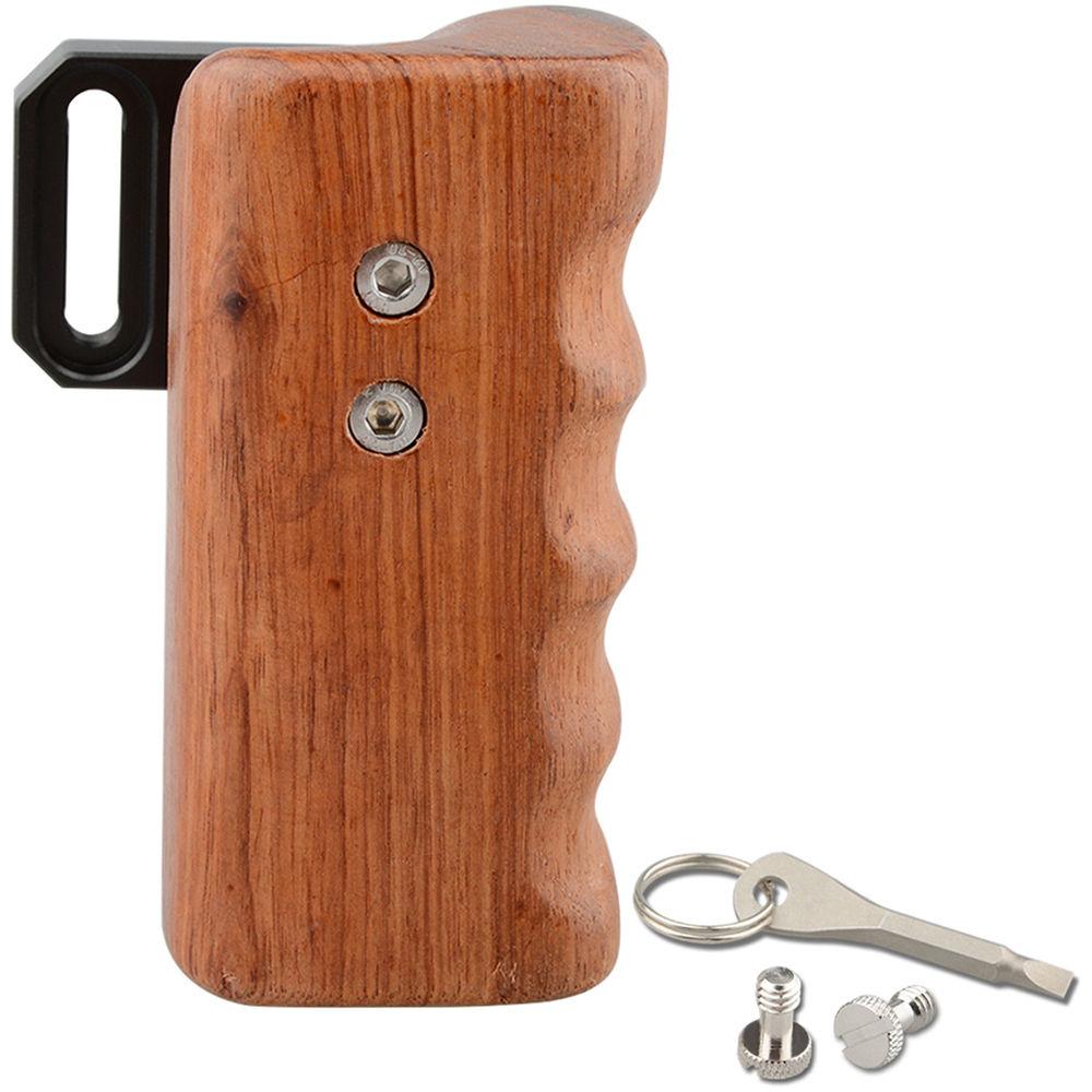 CAMVATE Right Hand Wood Handle Grip for Panasonic GH Series Cages