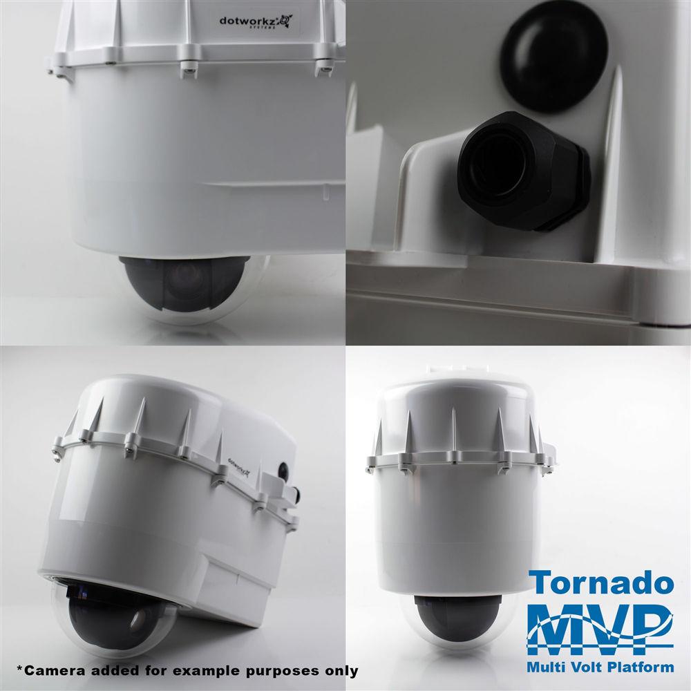 Dotworkz D3 Tornado Dual Blower Camera Enclosure with MVP and Tinted Lens