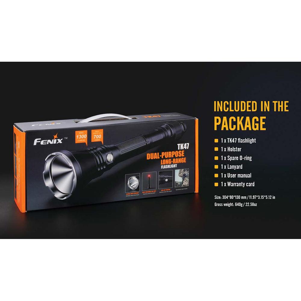 Fenix Flashlight TK47 Tactical Duty Flashlight
