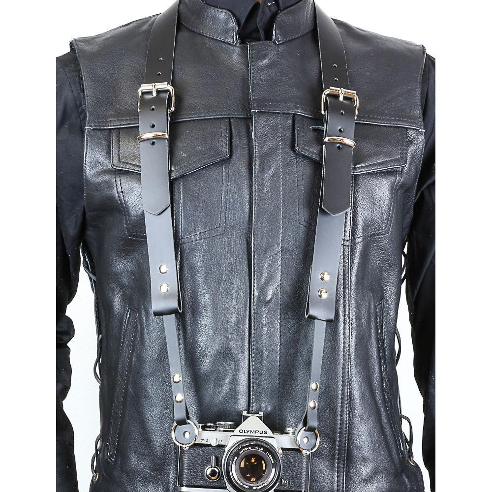 Funk Plus 1.13" Double Roller Buckle Leather Camera Strap