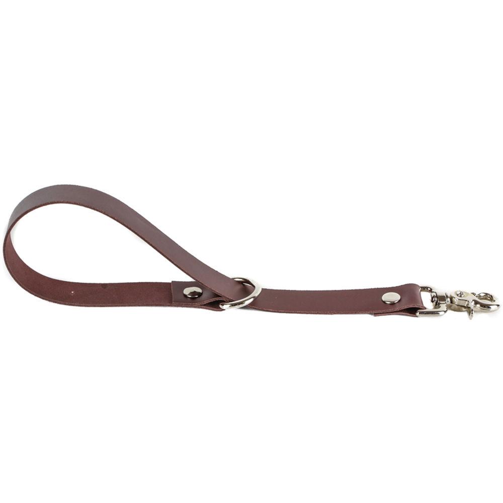Funk Plus 1.13" Leather Leash Hand Strap with D-Ring