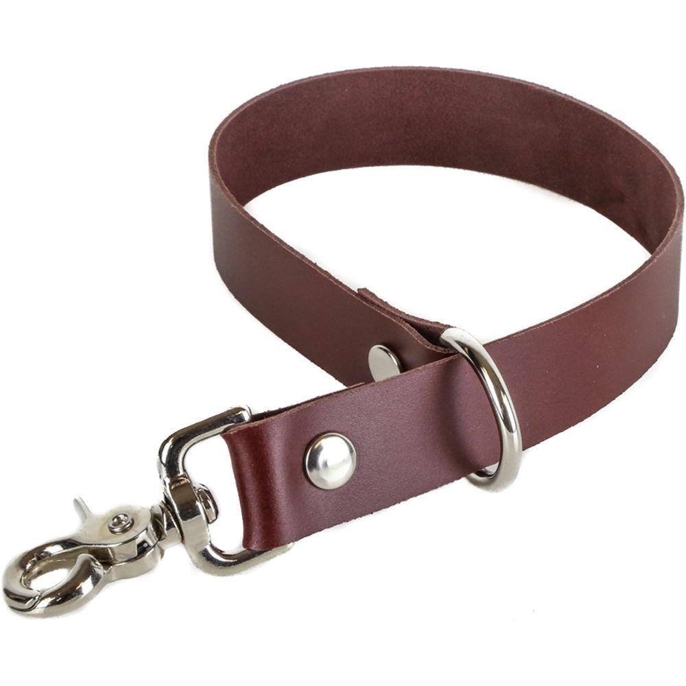 Funk Plus 1.13" Leather Leash Hand Strap with D-Ring