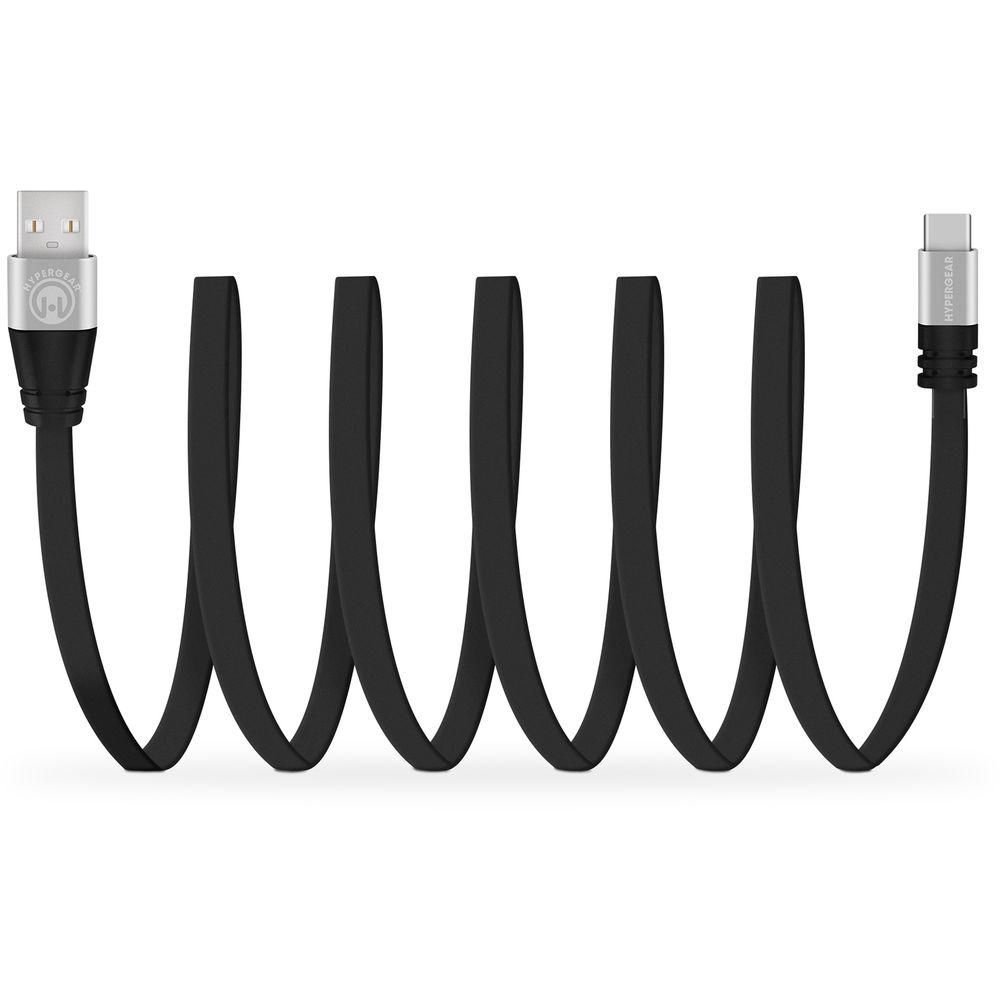 HyperGear Flexi USB 2.0 Type-A to USB Type-C Charge & Sync Flat USB Cable