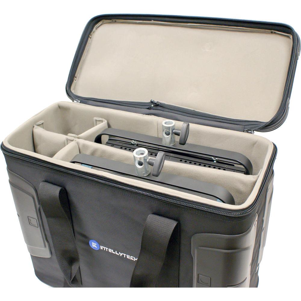 Intellytech IT-C2.1 Hard Case with Rails & Wheels for Two 1x1 Light Panels