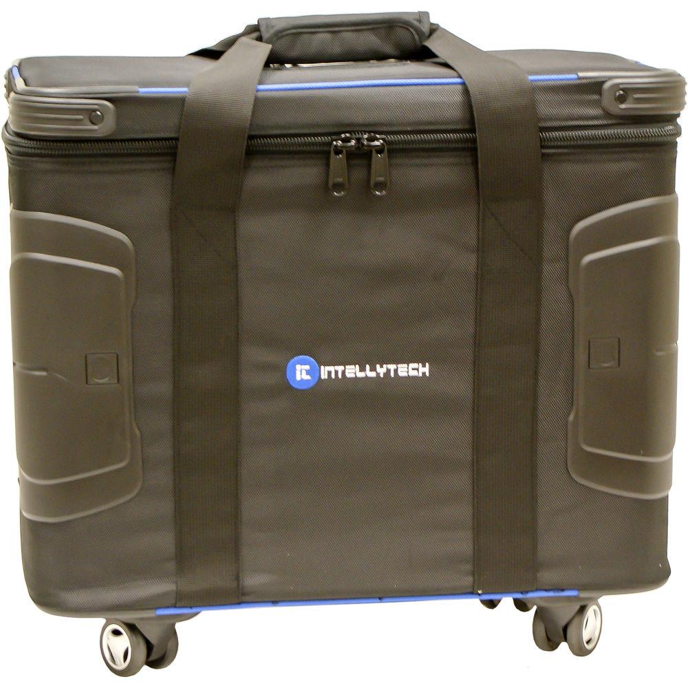 Intellytech IT-C3 Hard Case with Rails & Wheels for Three 1x1 Light Panels