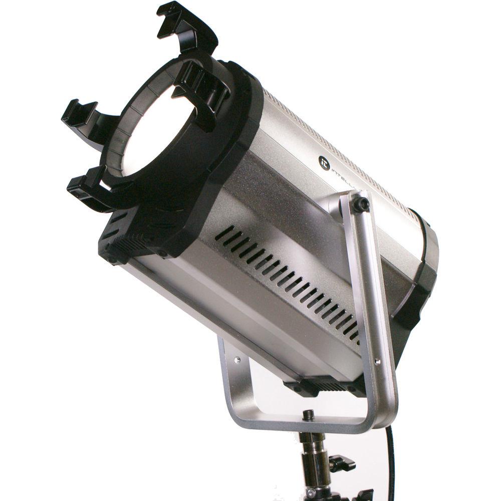 Intellytech Light Cannon F-165 AC DC Bi-Color High Output LED Fresnel with DMX and Gold Mount Battery Plate