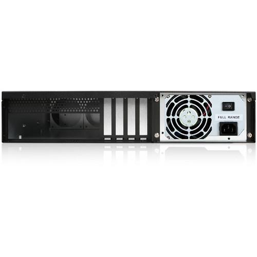 iStarUSA 2 RU 5.25" 2-Bay Compact microATX Chassis with 700W Power Supply
