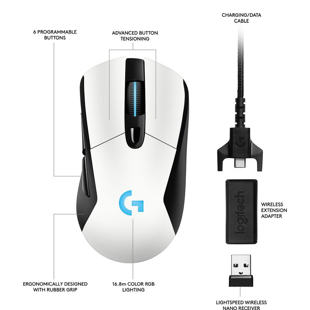 Logitech G703 Lightspeed Wireless Gaming Mouse