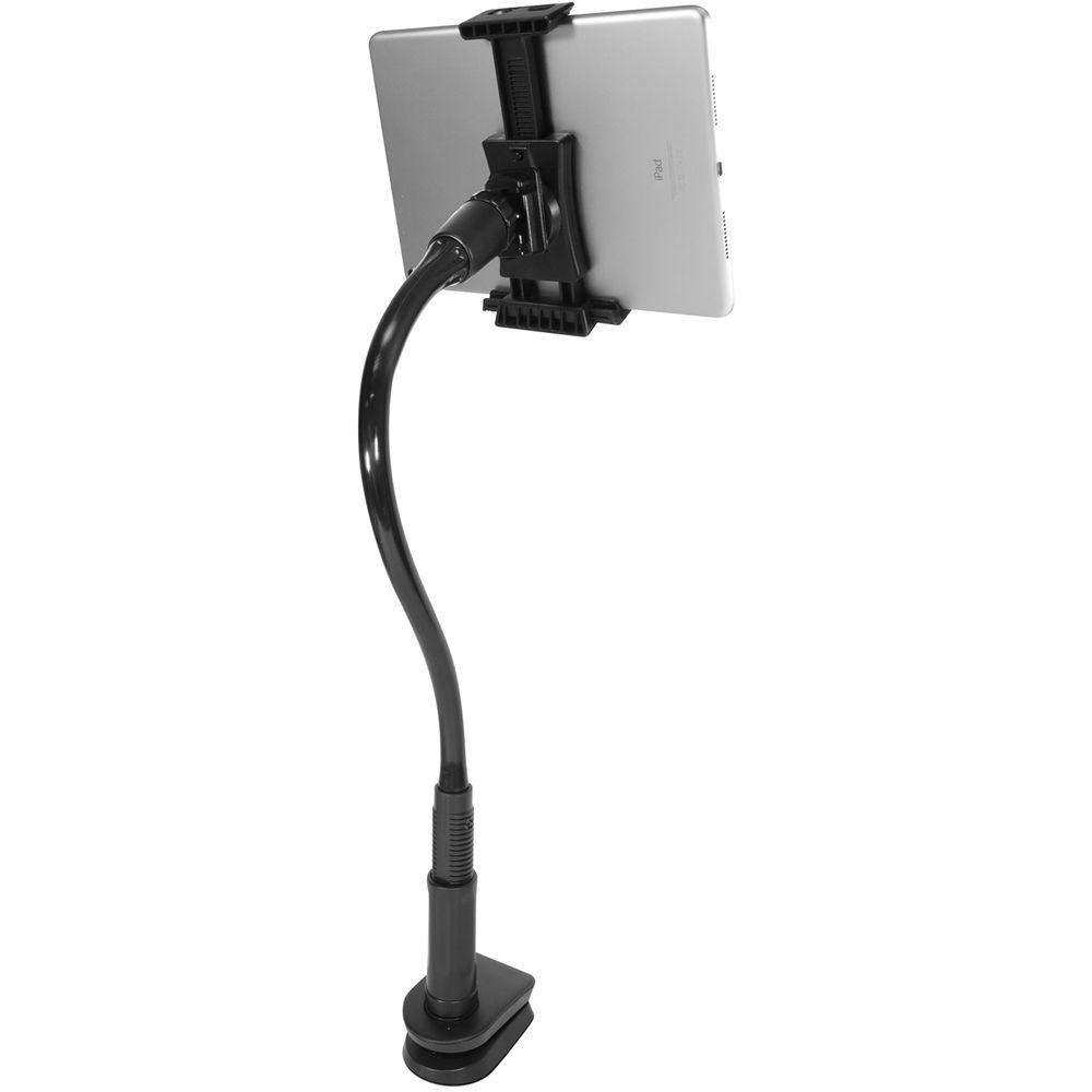 Macally Adjustable Clip-On Mount Holder for Tablets and Smartphones