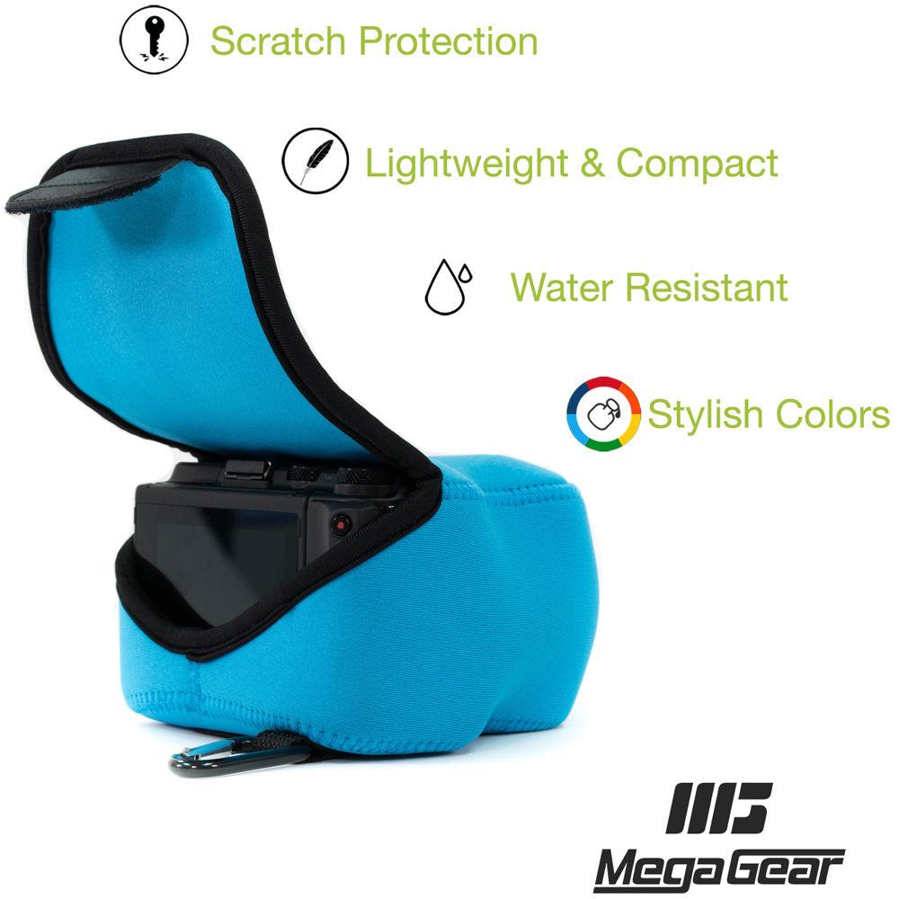 MegaGear MG867 Ultra Light Neoprene Case with Carabiner for Fujifilm X-T2 with 18-55mm