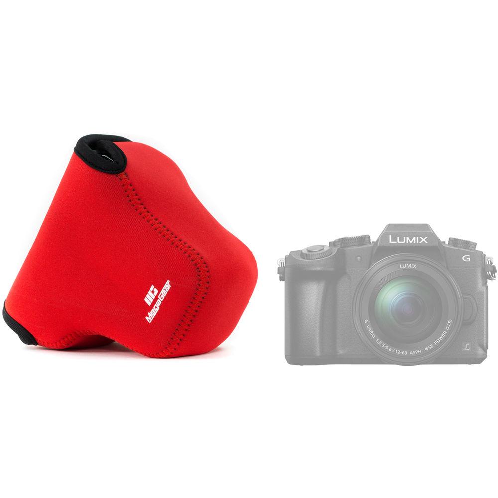 MegaGear MG891 Ultra Light Neoprene Case with Carabiner for Panasonic LUMIX DMC-G85