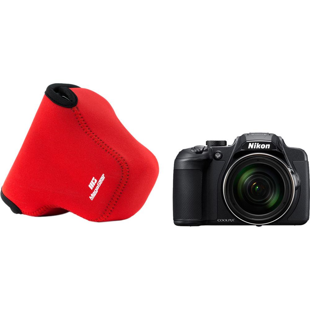 MegaGear Ultra-Light Neoprene Camera Case with Carabiner for Nikon COOLPIX B700