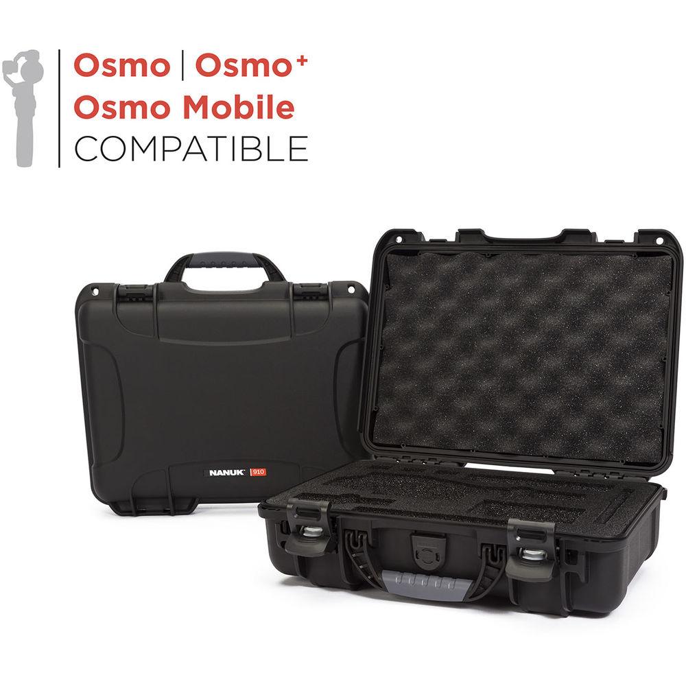 Nanuk 910 Waterproof Hard Case with Insert for DJI Osmo Series