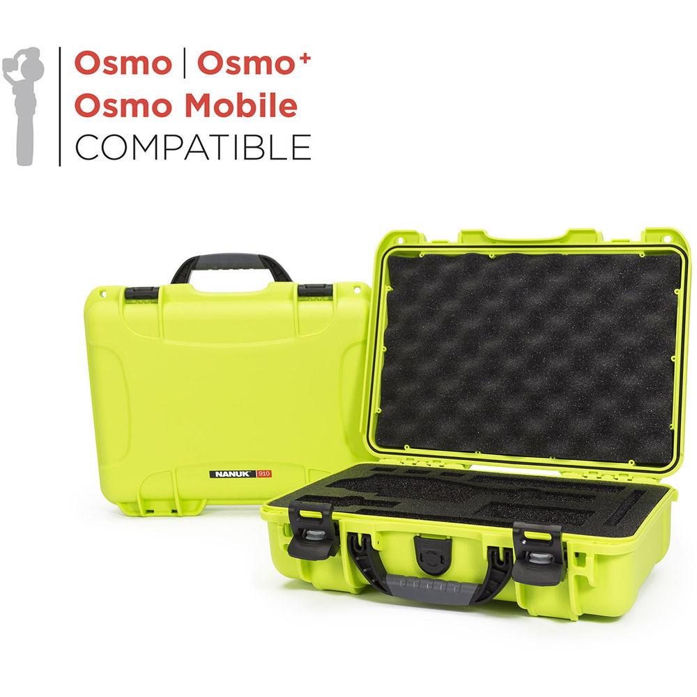 Nanuk 910 Waterproof Hard Case with Insert for DJI Osmo Series