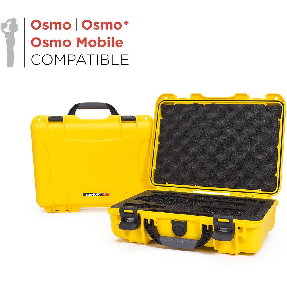 Nanuk 910 Waterproof Hard Case with Insert for DJI Osmo Series