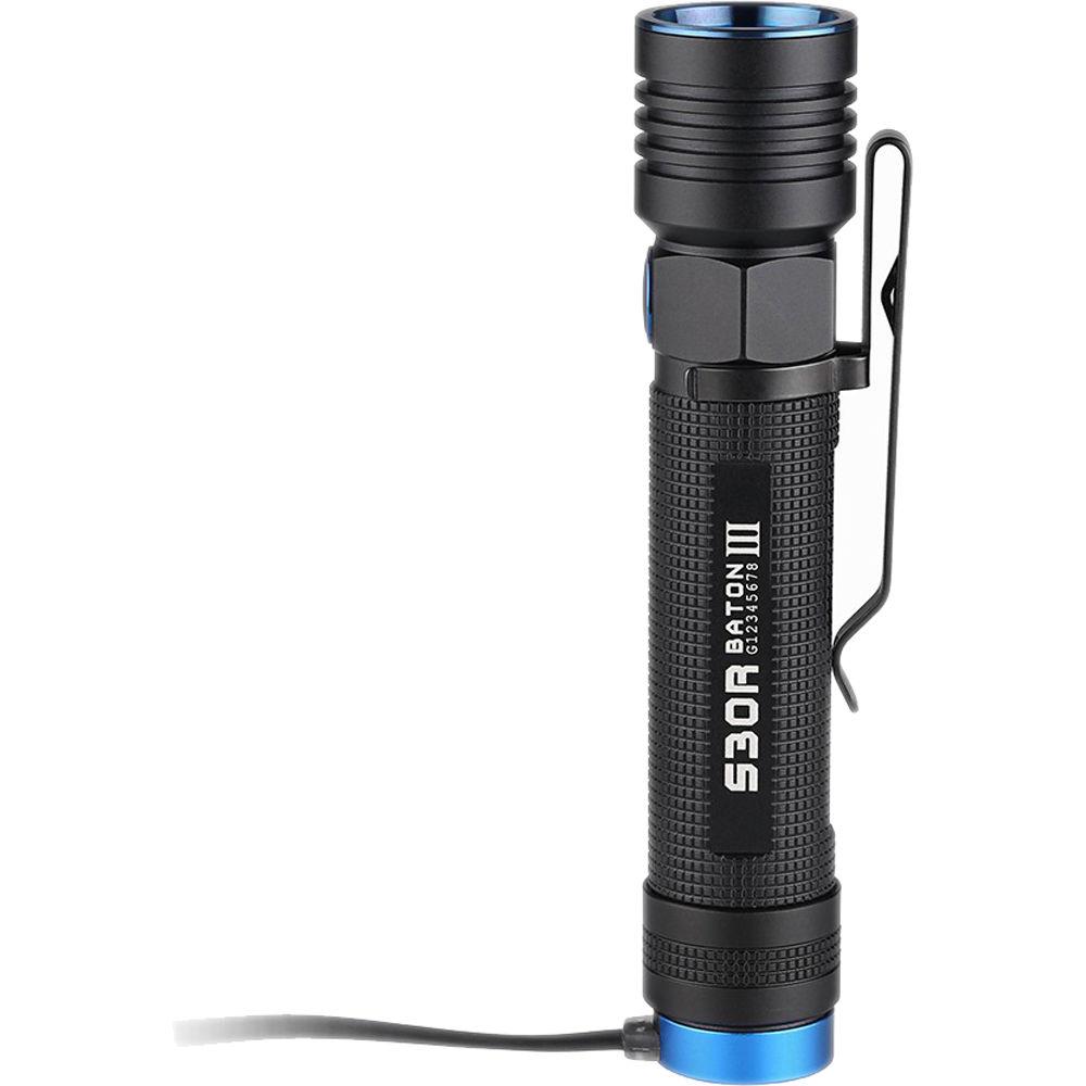 Olight S30R III Baton Rechargeable LED Flashlight