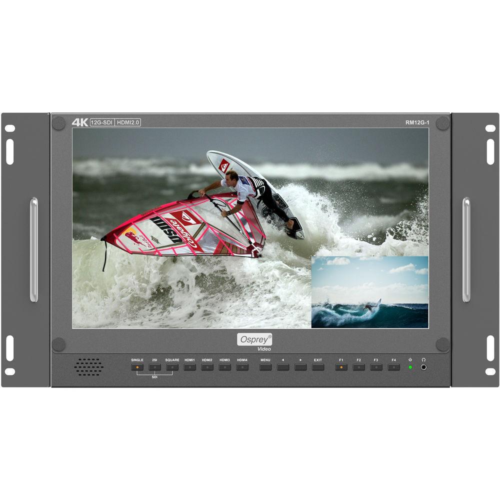 Osprey 15.6" 4K Monitor 12G SDI, HDMI 2.0 19"