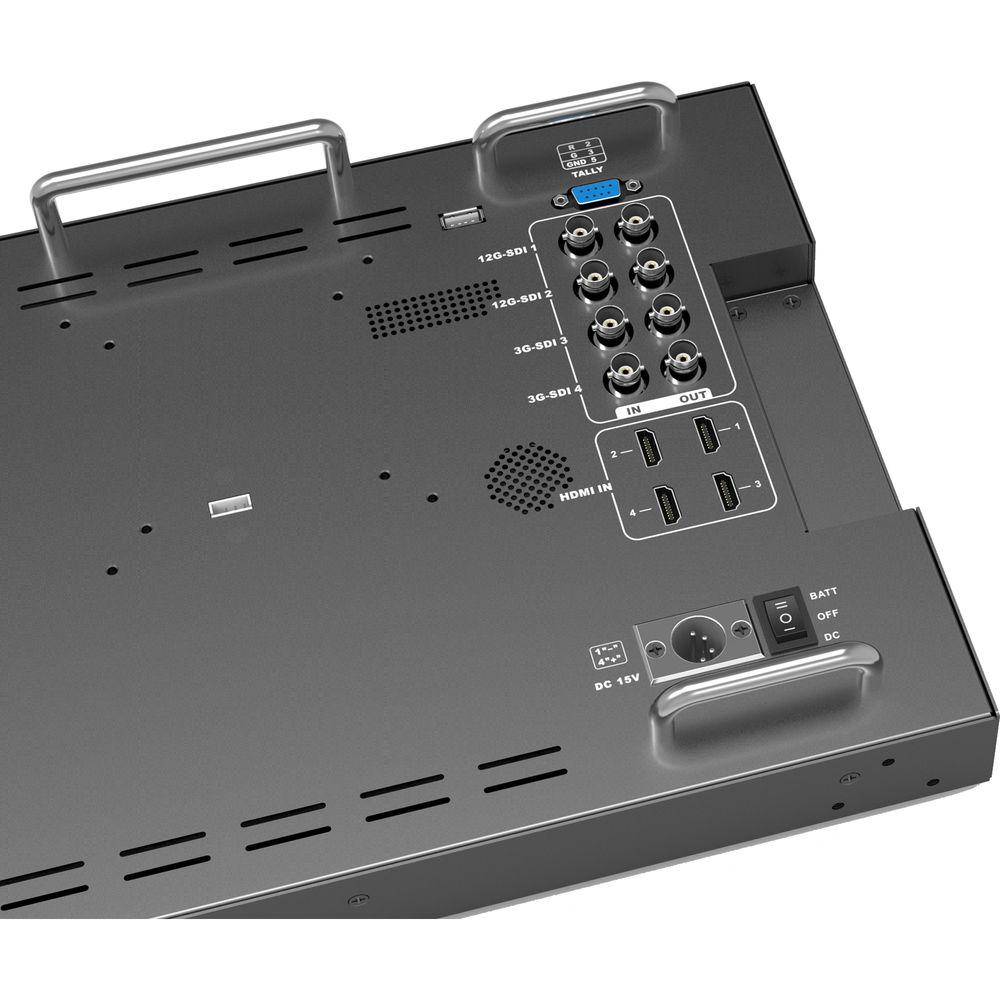 Osprey 15.6" 4K Monitor 12G SDI, HDMI 2.0 19"