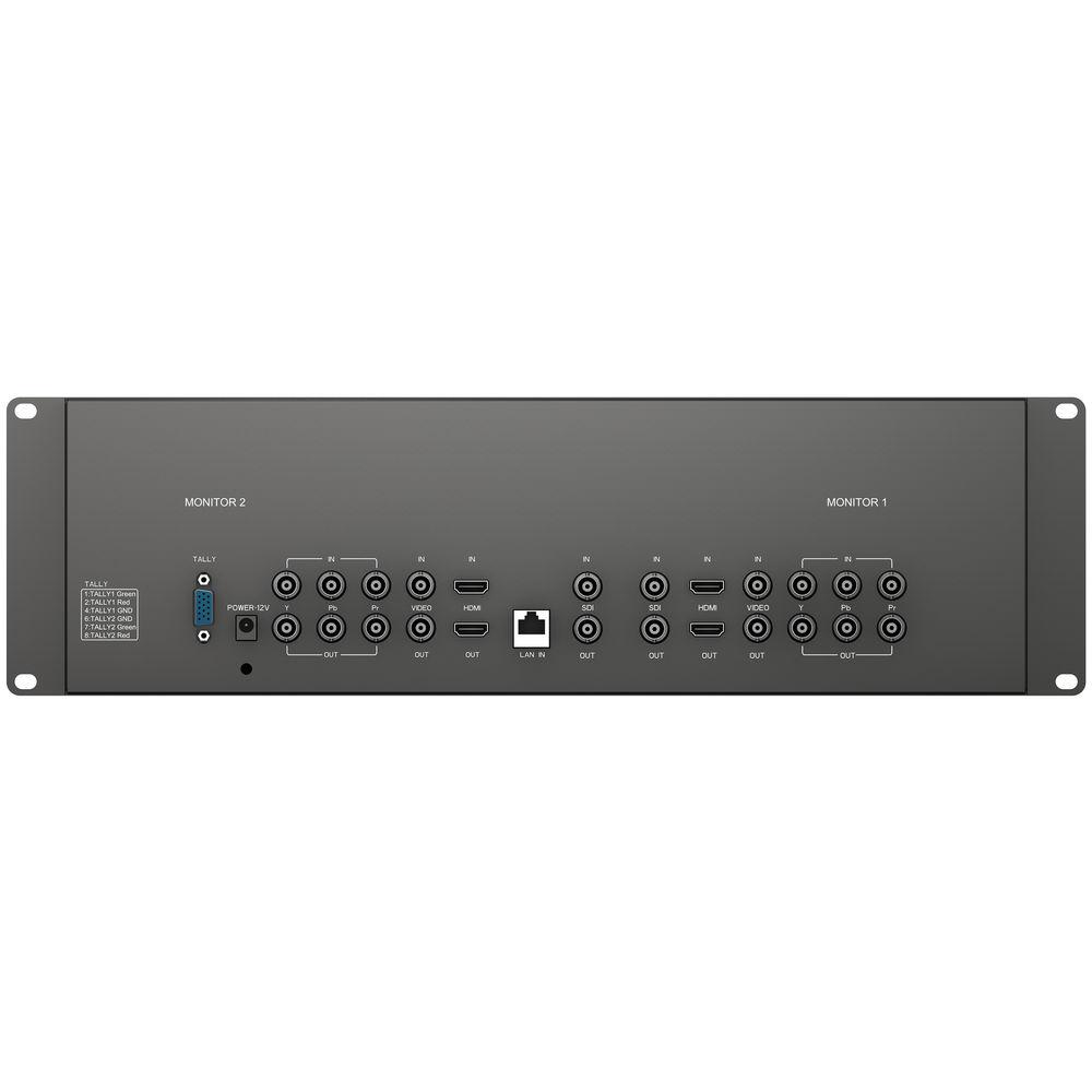 Osprey Dual 7" Monitor 3G SDI, HDMI, Analog 19" 3RU