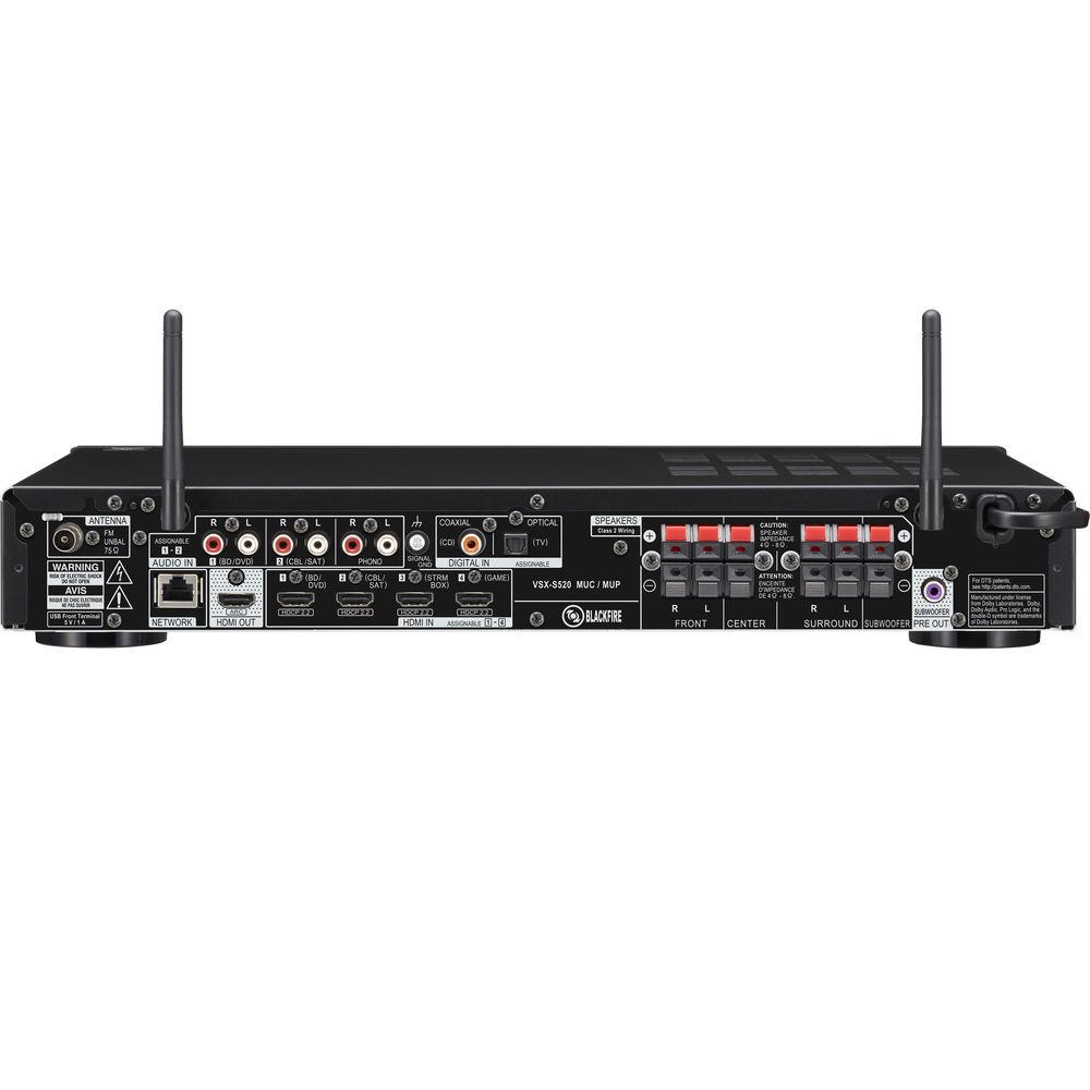 Pioneer VSX-S520 5.1-Channel Network A V Receiver