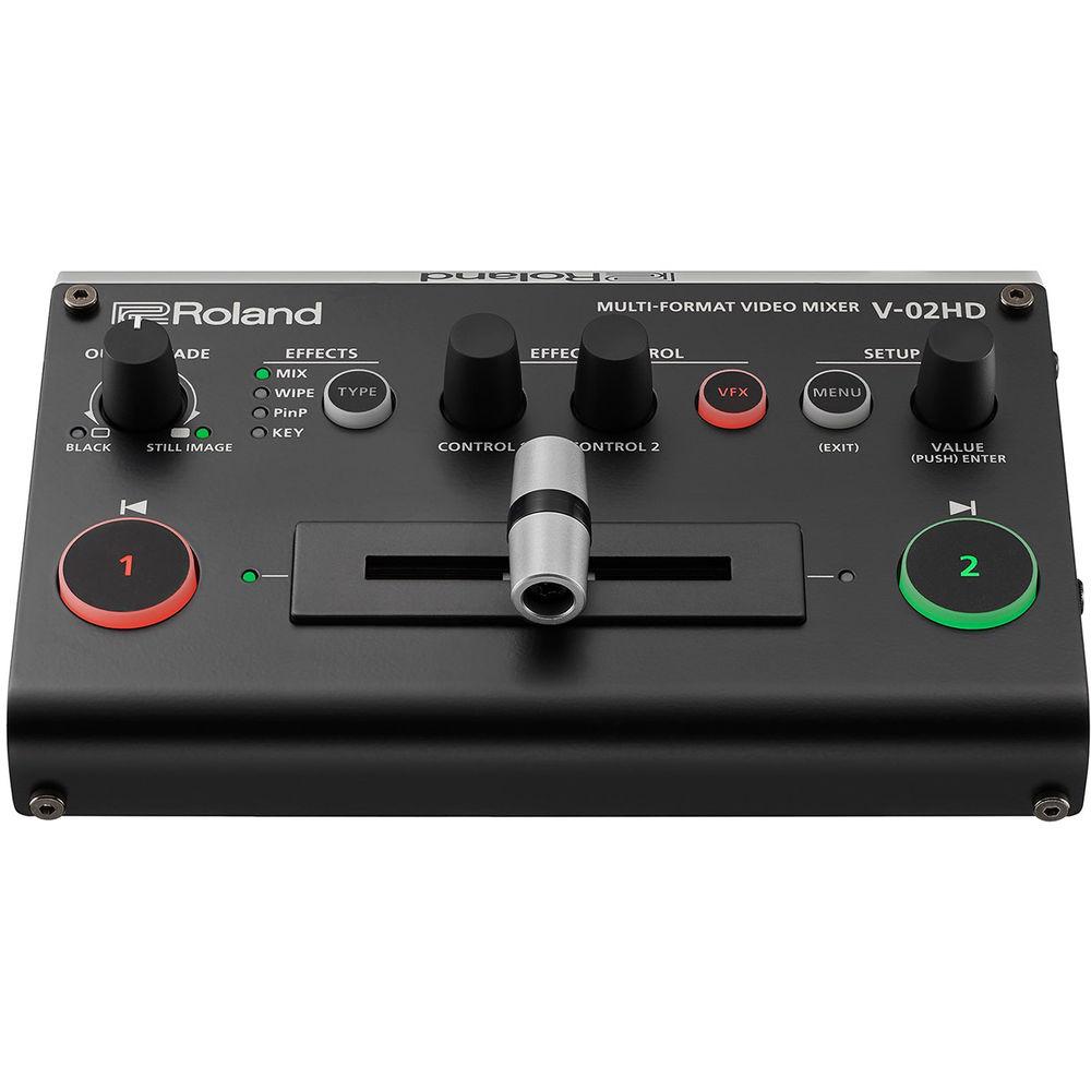 Roland V-02HD PAC1 Video Mixer Bundle