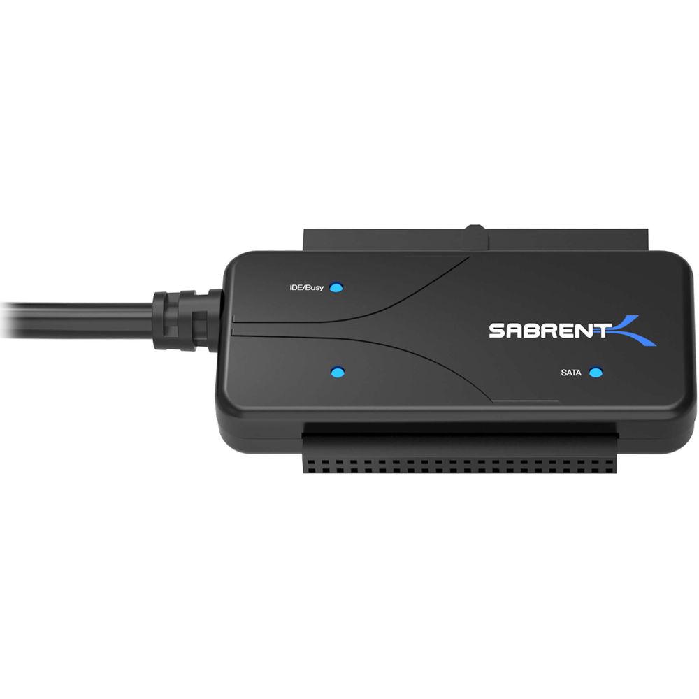 Sabrent USB 3.0 to SATA IDE 2.5 3.5 5.25" HDD Converter Cable with Power Supply