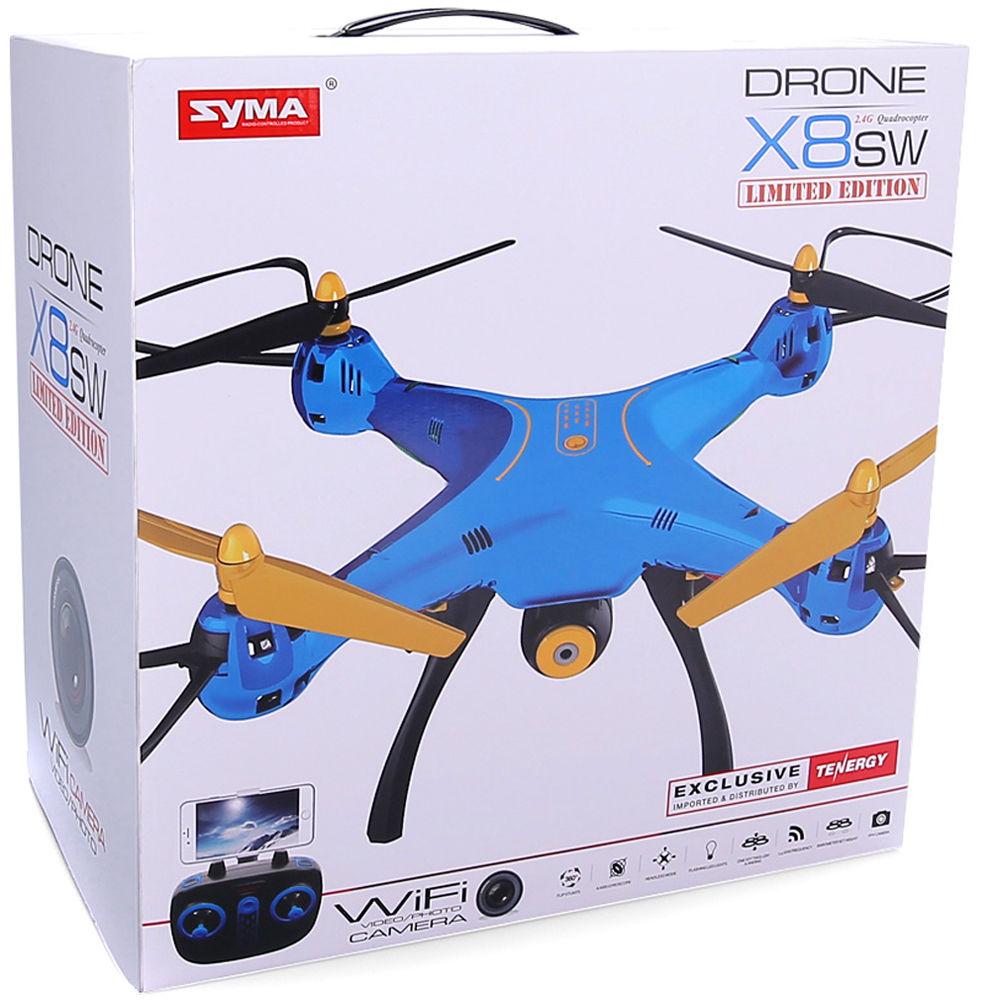 SYMA X8SW FPV Real-Time Quadcopter with 720p Wi-Fi Camera & 4-Channel Remote Control