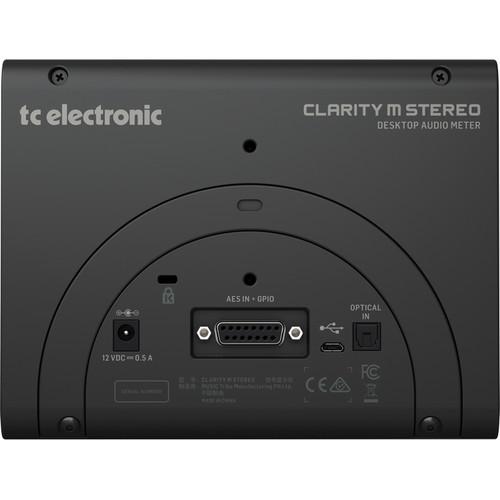 TC Electronic CLARITY M STEREO - Desktop Audio Meter for Stereo Applications