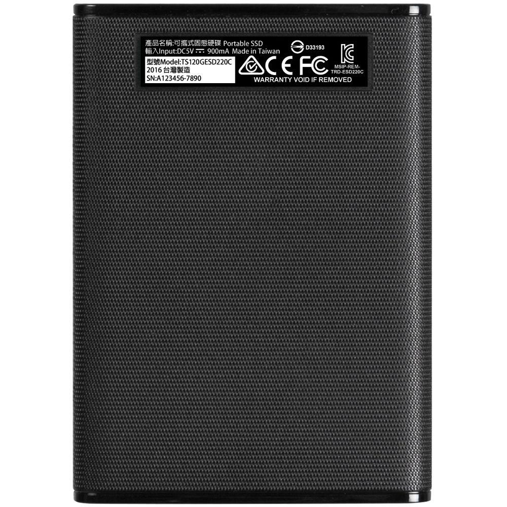 Transcend 120GB ESD220C USB 3.0 External Solid State Drive