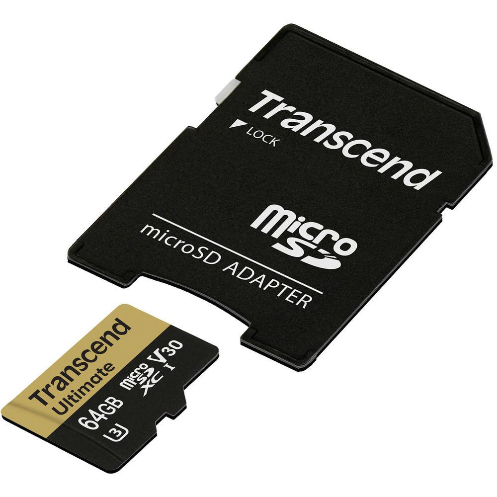 Transcend 64GB Ultimate UHS-I microSDXC Memory Card