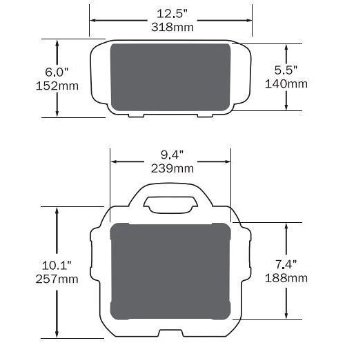 Turtle 509 ATA-Certified Waterproof Customizable Hard Case with Cubed Foam Insert